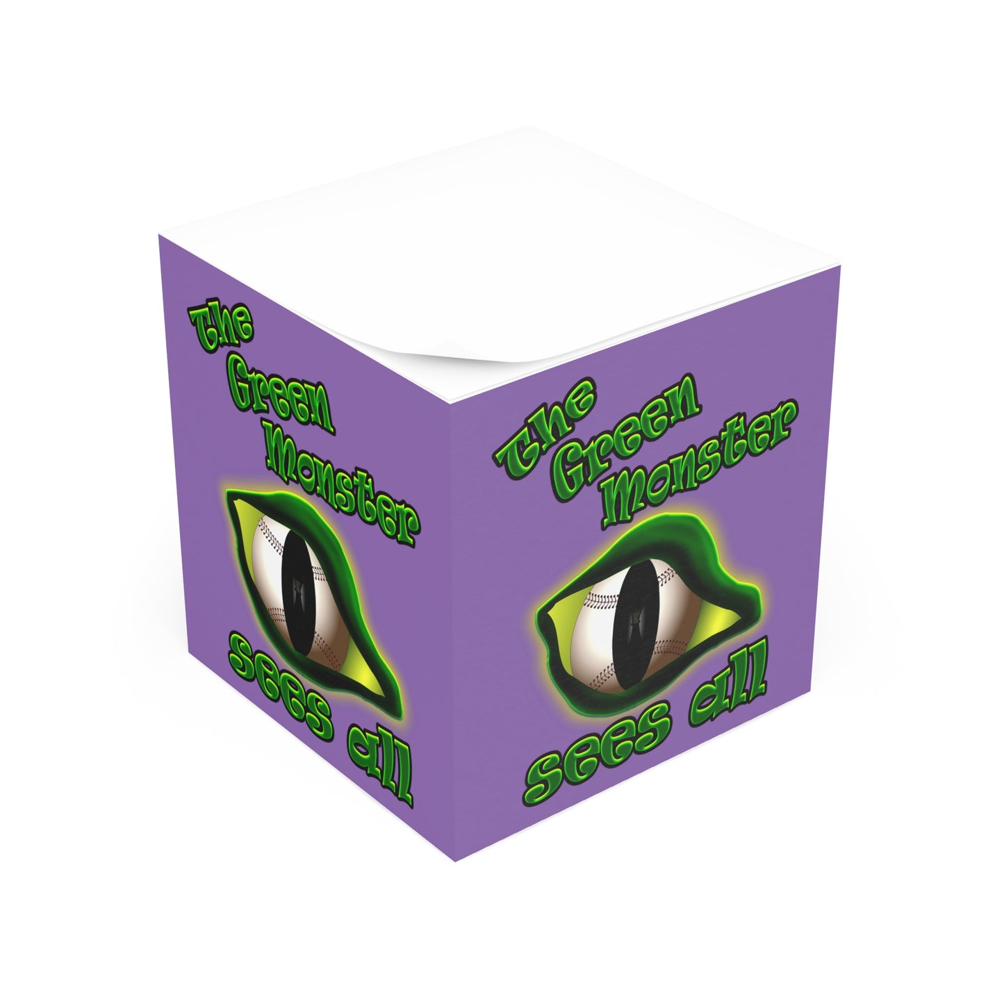 green monster - note cube (light purple)