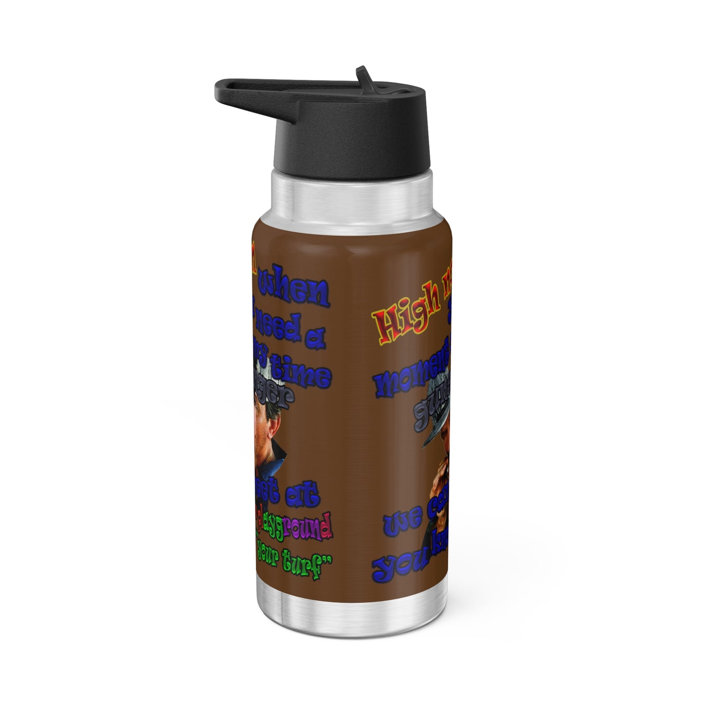 high noon - Gator Tumbler, 32oz (brown)
