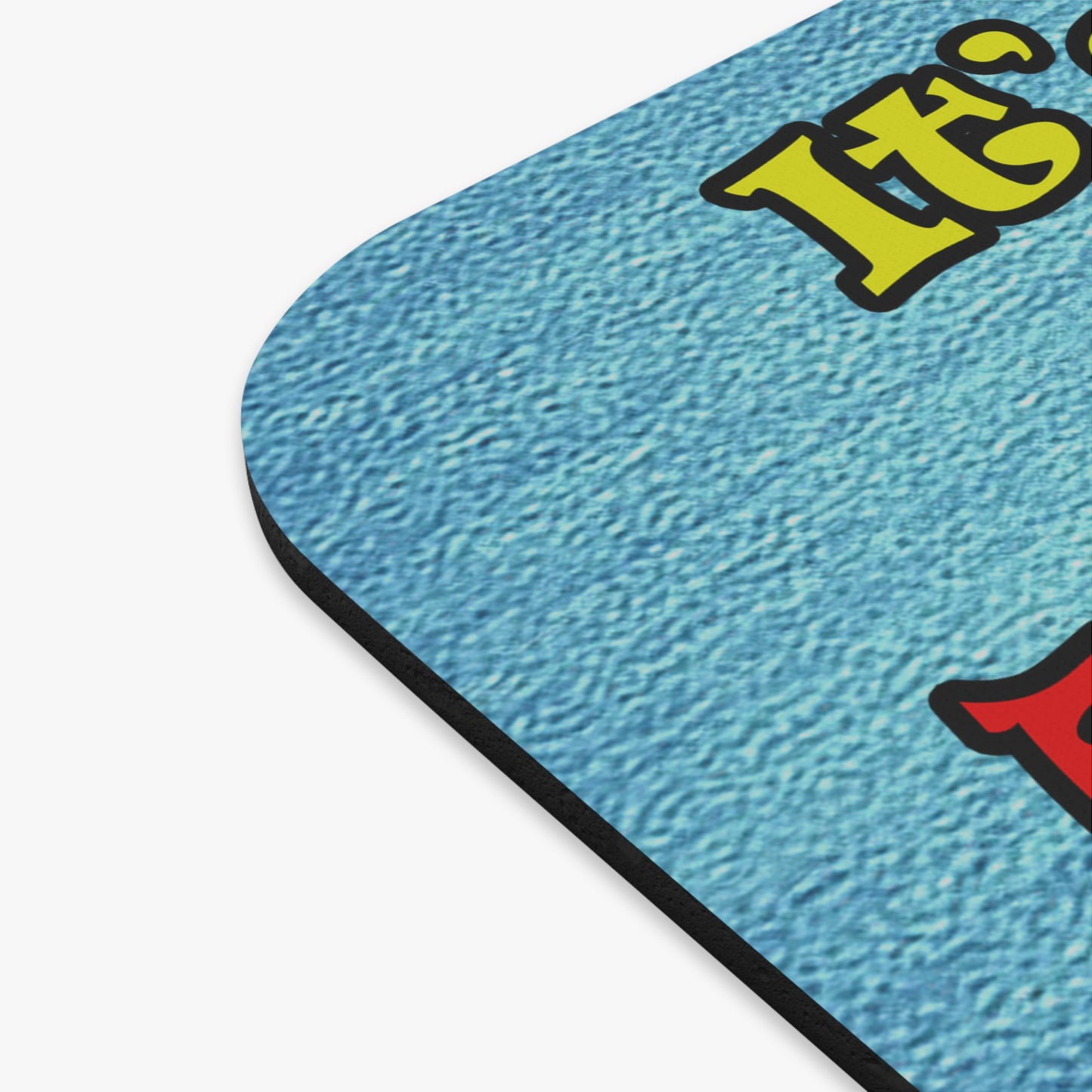 popping like popcorn - Mouse Pad (Rectangle) (faded blue)