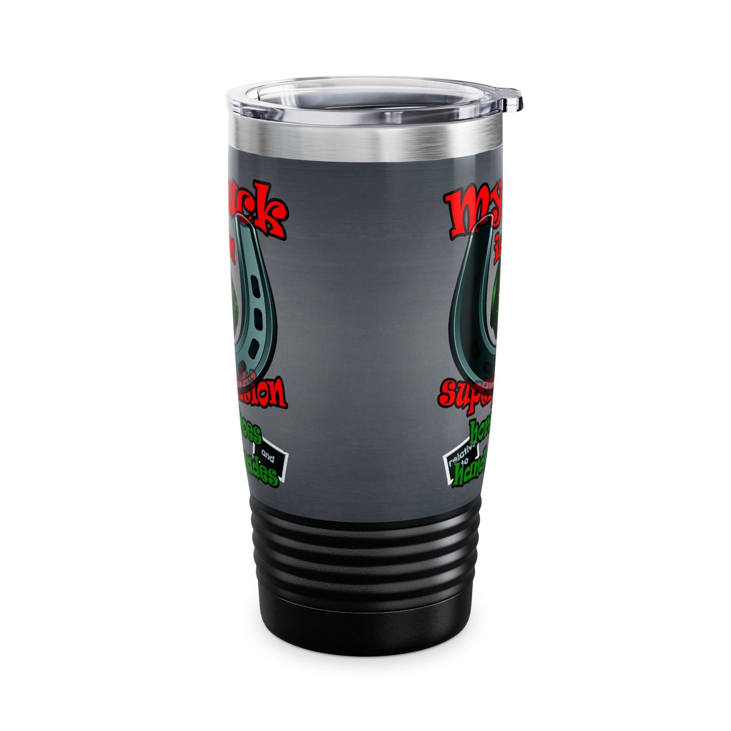 my luck - Ringneck Tumbler, 20oz (grey-light grey)