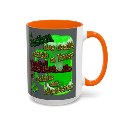 celtics logo - Accent Mug (dark grey)