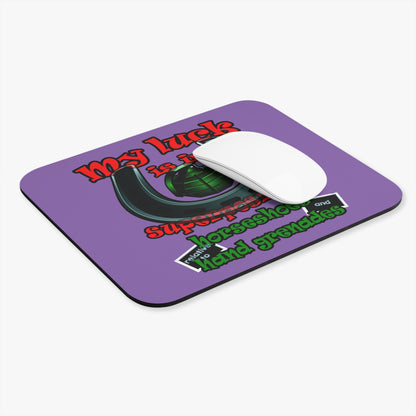 my luck - Mouse Pad (Rectangle) (light purple)
