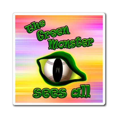 green monster - Magnets - (color blur)