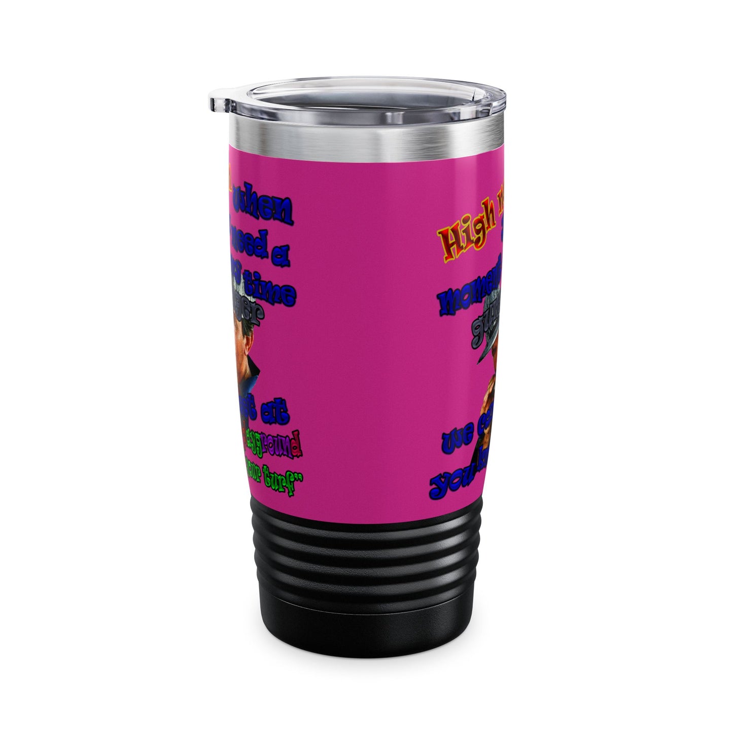 high noon - Ringneck Tumbler, 20oz (pink)