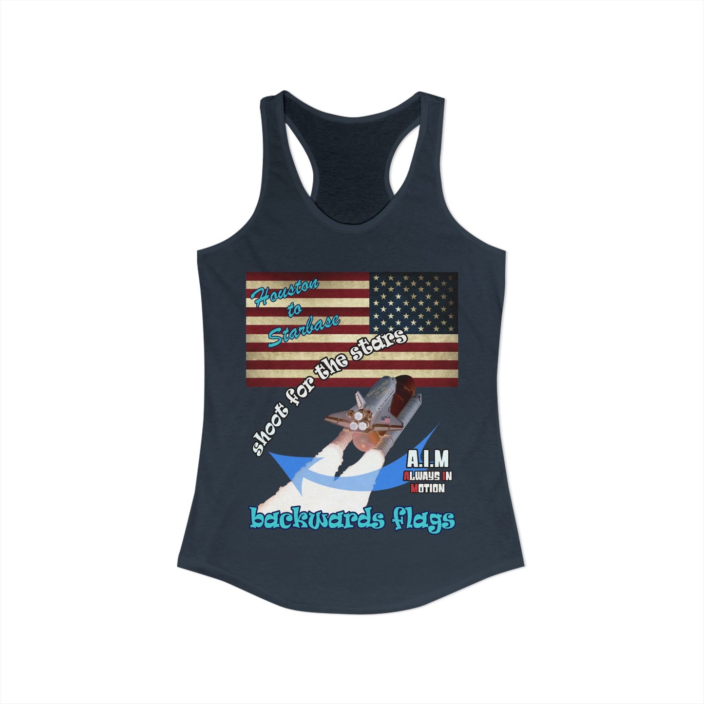 shoot for the stars - Women's Ideal Racerback Tank