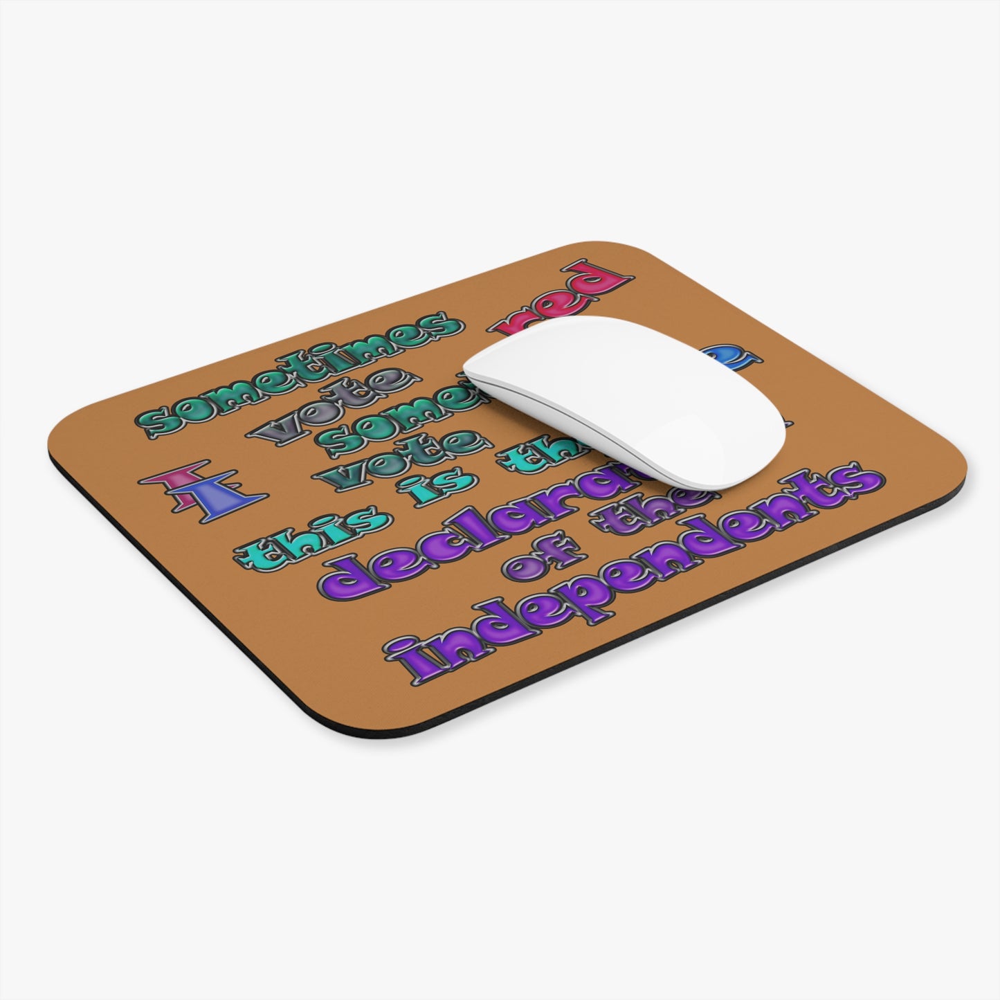 declaration of the independents - Mouse Pad (Rectangle) (light brown)