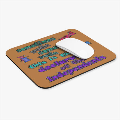 declaration of the independents - Mouse Pad (Rectangle) (light brown)