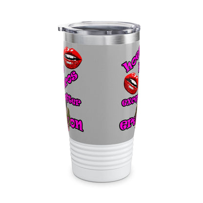 hoes b4 bros - Ringneck Tumbler, 20oz (light grey)