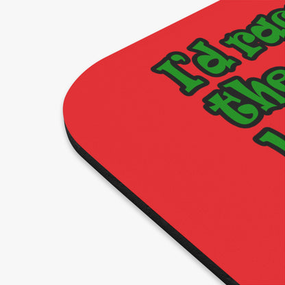 turtle race - Mouse Pad (Rectangle) (red)