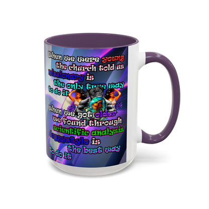 doggystyle - Accent Mug (grey-pink wave)