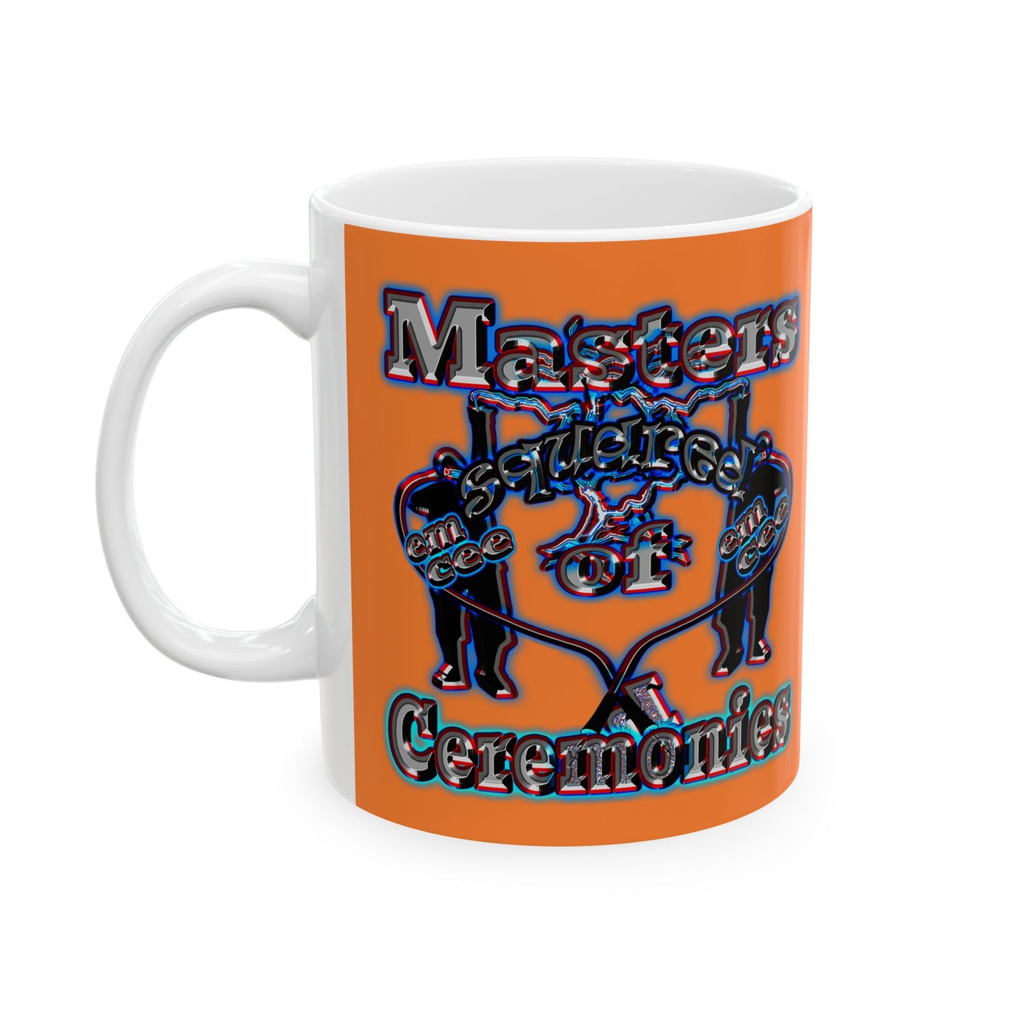 em cee squared - White Mug (crusta)