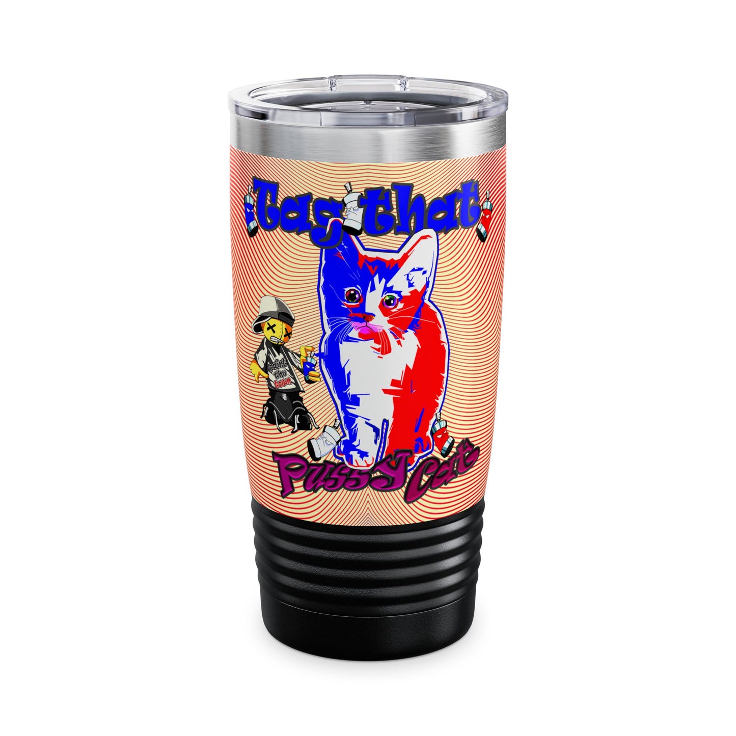 tag that - Ringneck Tumbler, 20oz (yellow-orange wave)