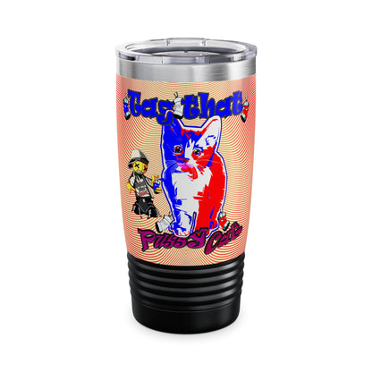 tag that - Ringneck Tumbler, 20oz (yellow-orange wave)