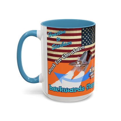 shoot for the stars - Accent Mug (crusta)