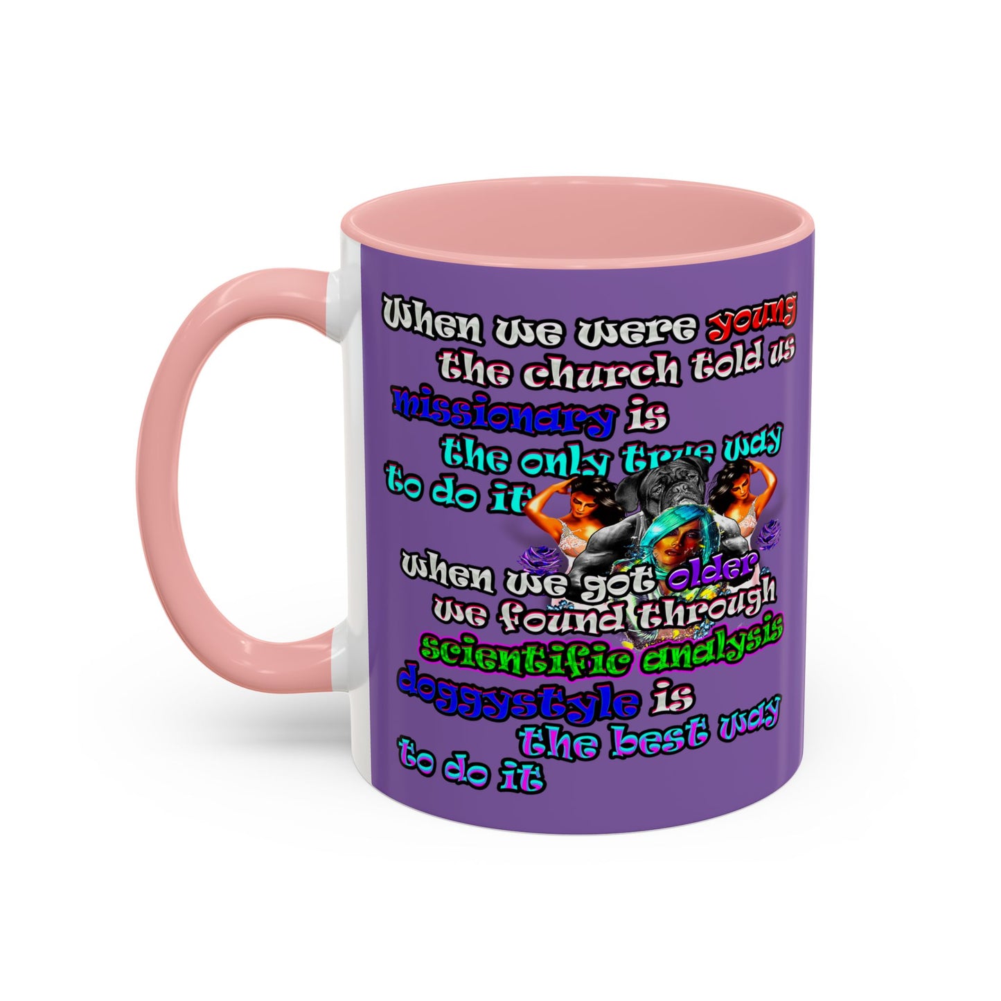 doggystyle - Accent Mug (light purple)