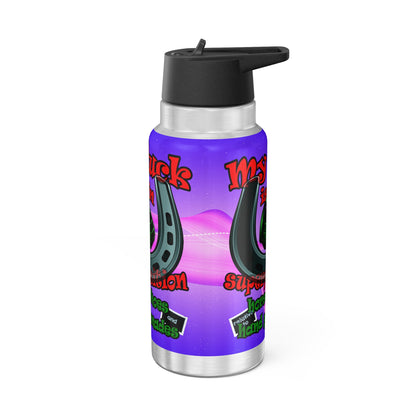my luck - Gator Tumbler, 32oz  (purple-pink wave)