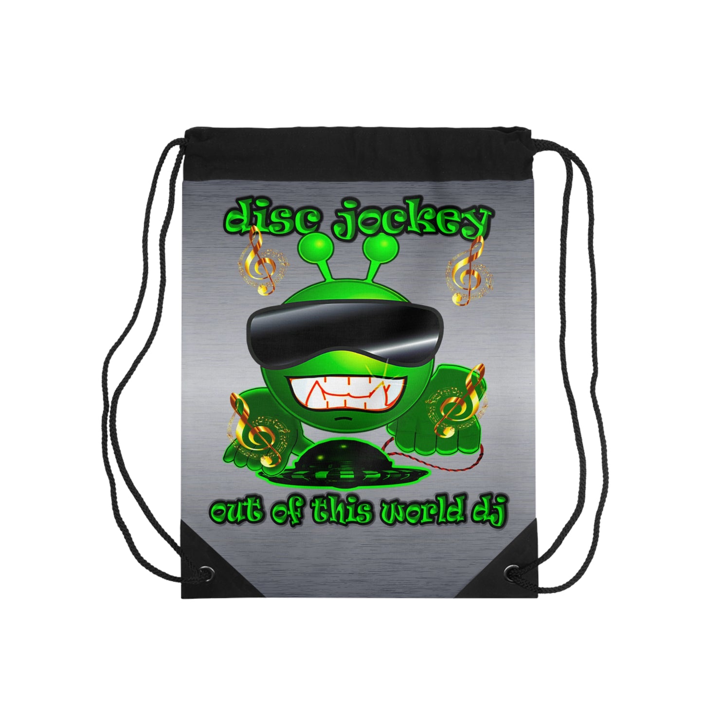 disc jockey - Drawstring Bag (brushed nickel)