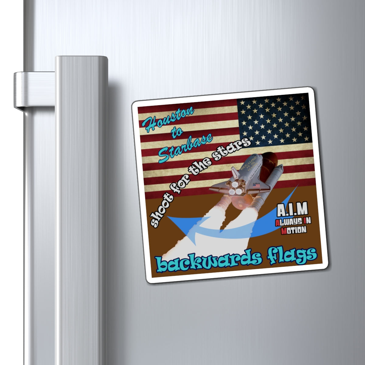 shoot for the stars - Magnets - (brown)