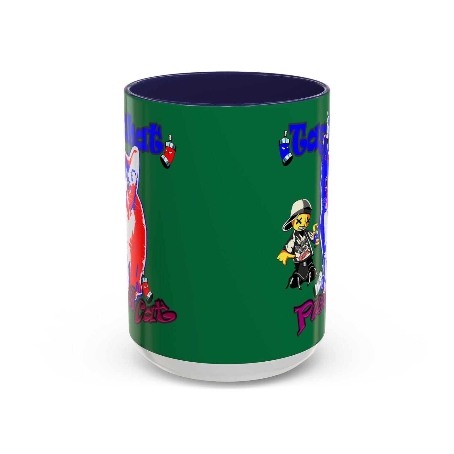 tag that - Accent Mug (dark green)