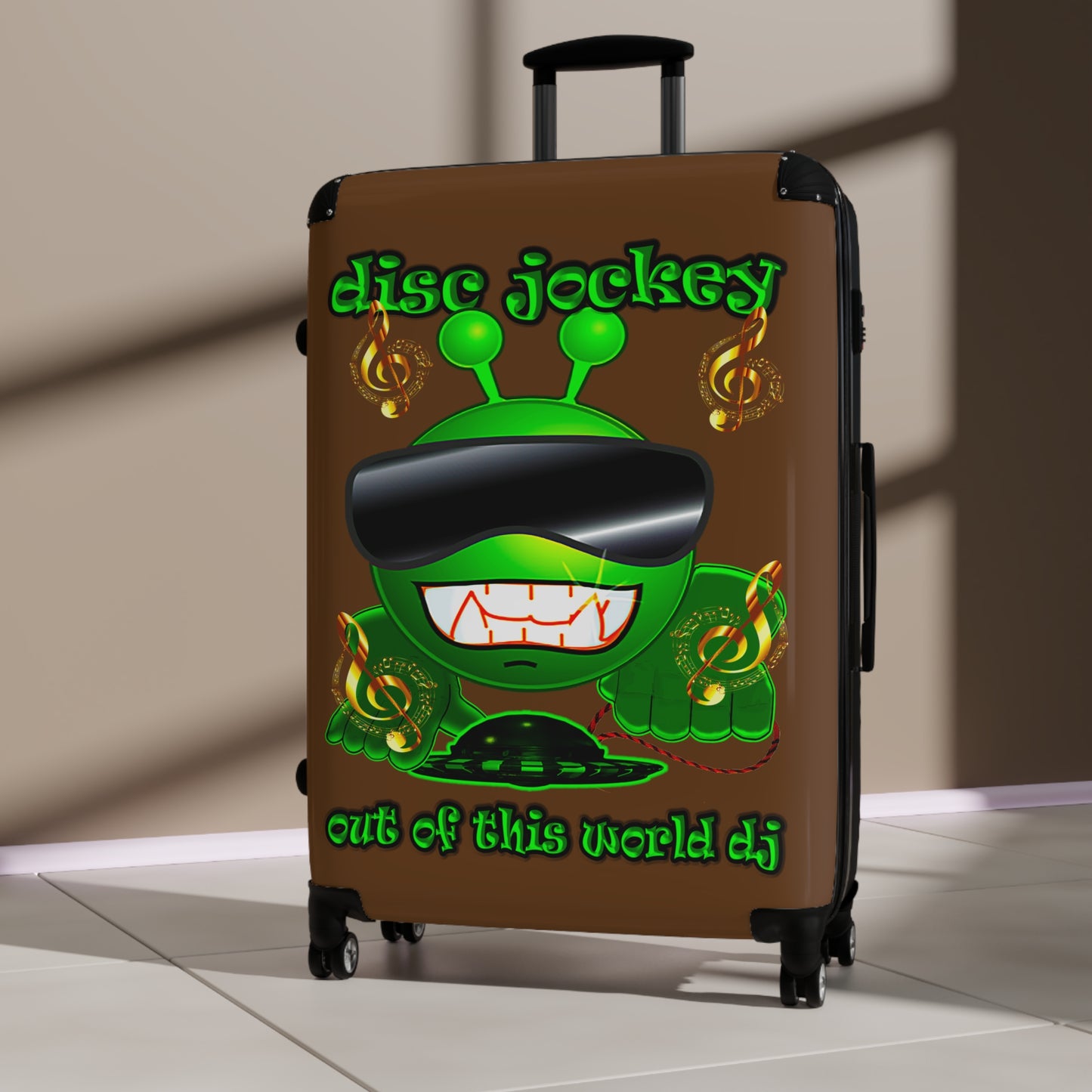 disc jockey - Suitcase (brown)