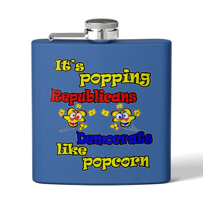 popping like popcorn - Stainless Steel Flask