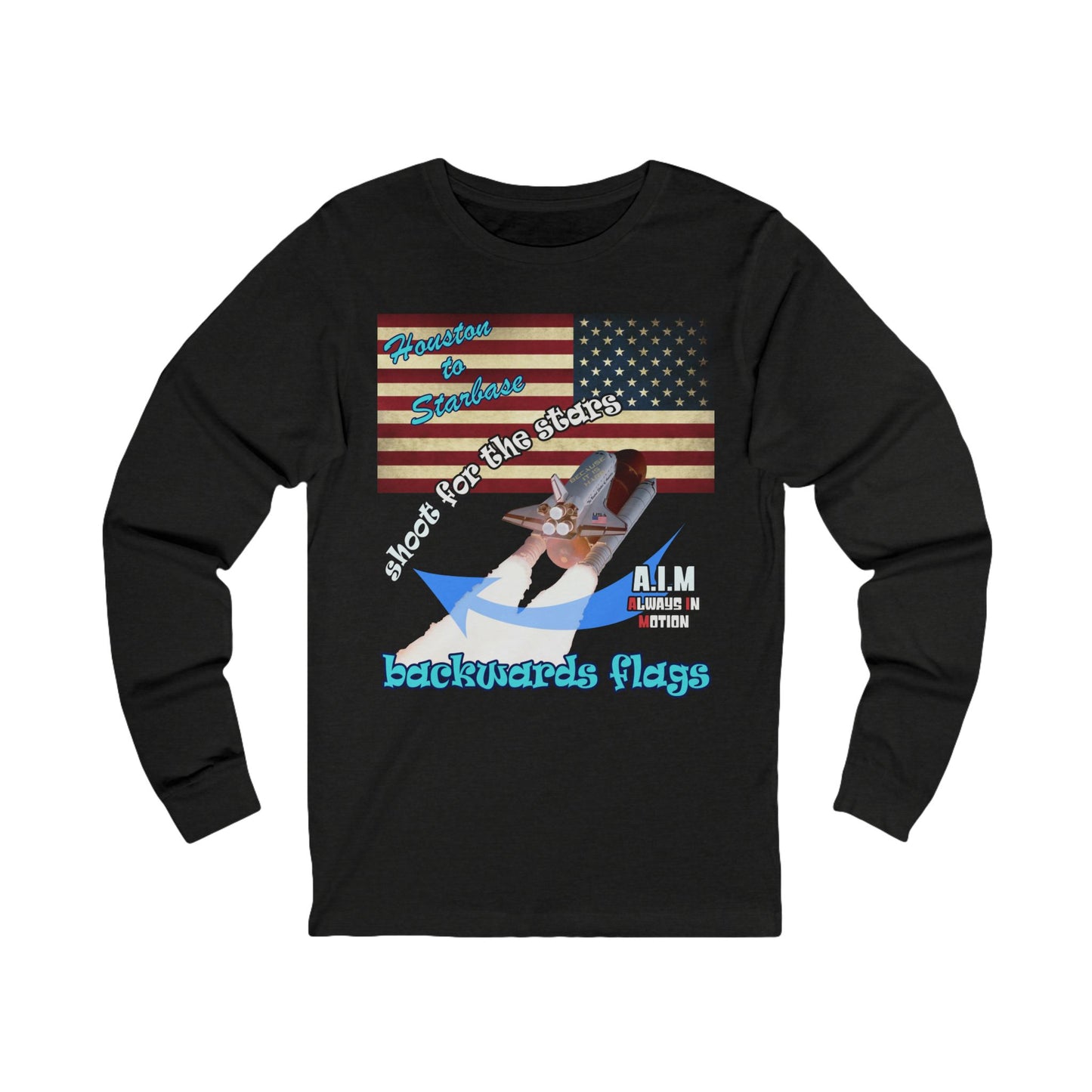 shoot for the stars - Unisex Jersey Long Sleeve Tee