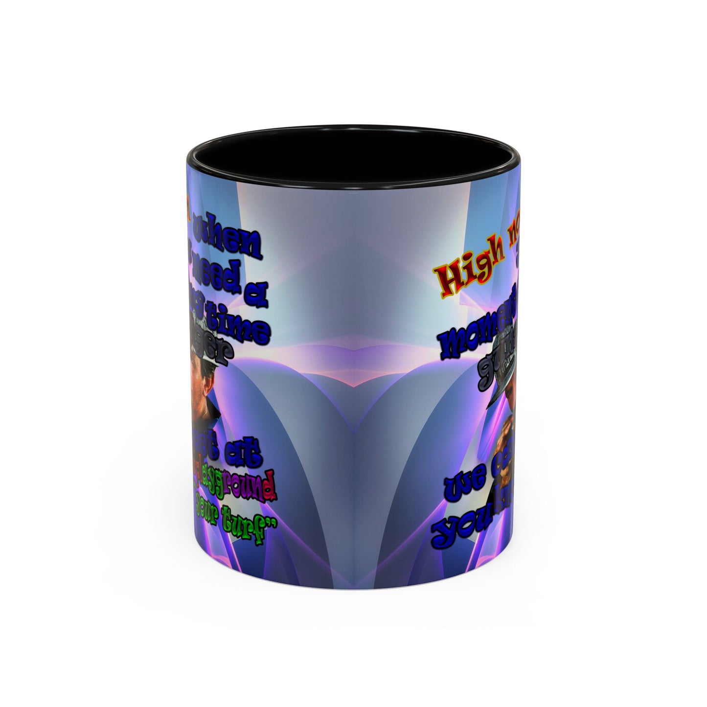 high noon - Accent Mug (grey-pink wave)