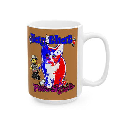 tag that - White Mug (light brown)