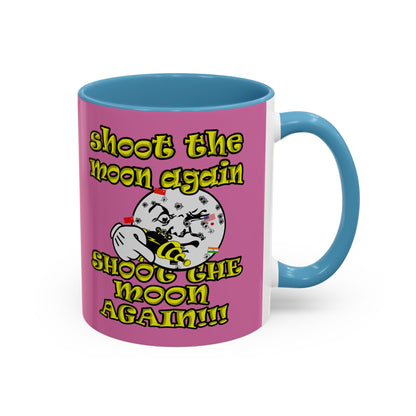 shoot the moon again - Accent Mug (light pink)