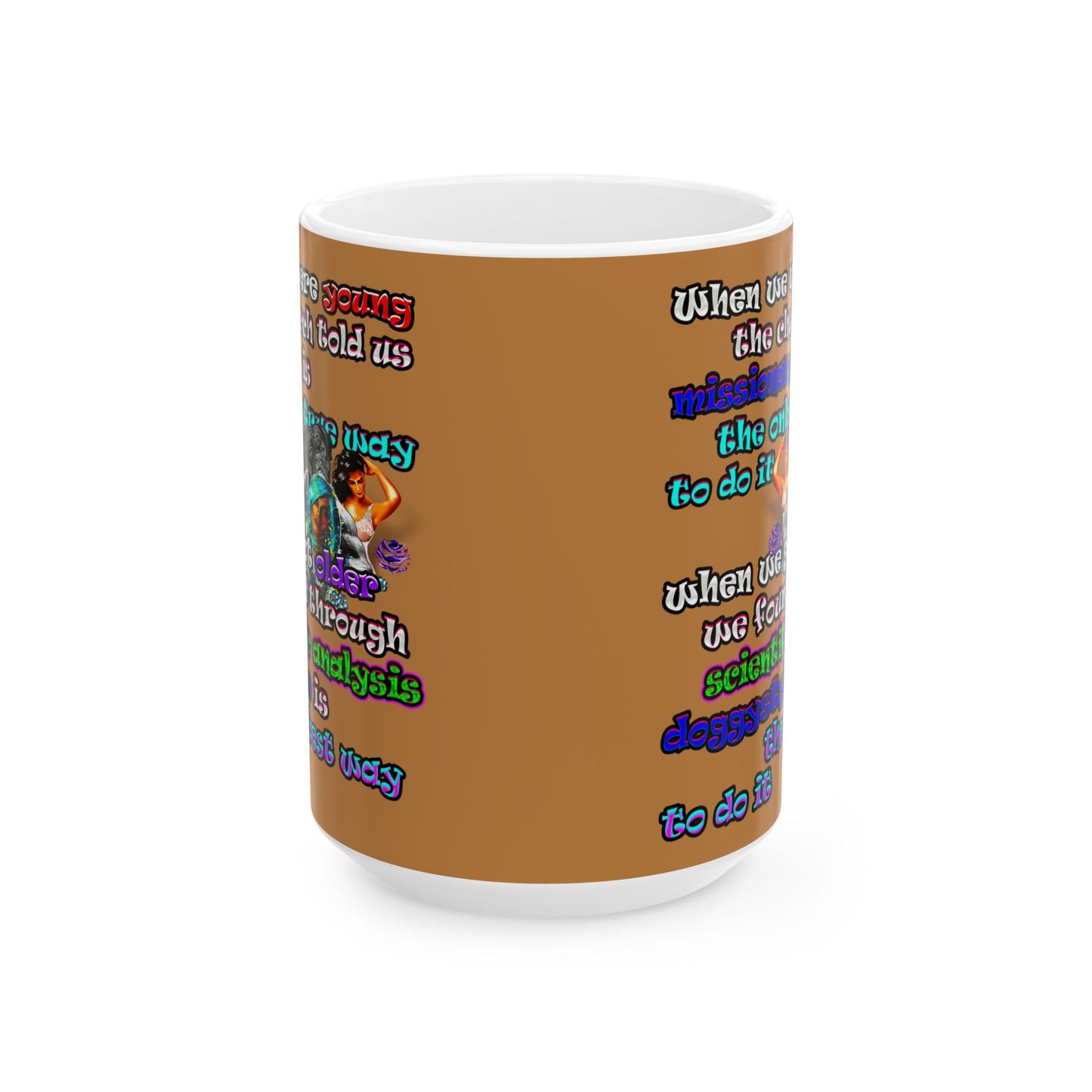 doggystyle - White Mug (light brown)