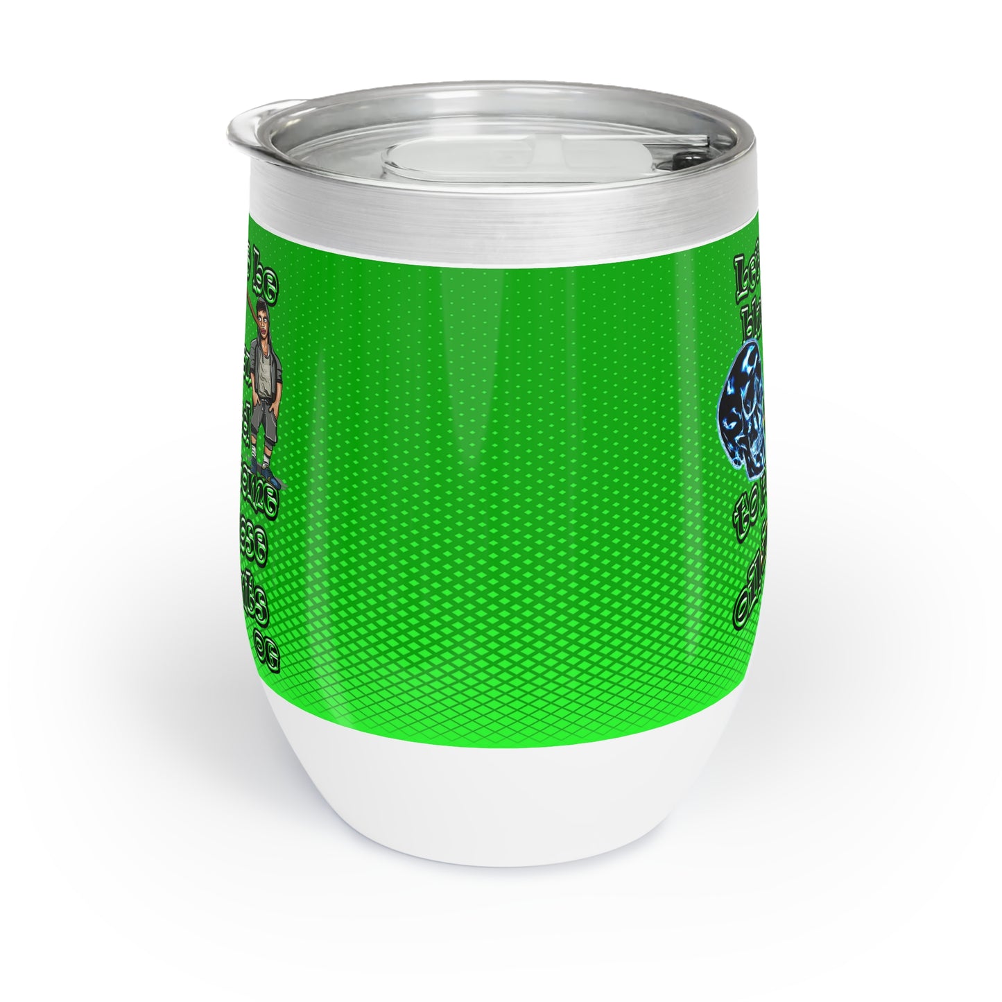 og - Chill Wine Tumbler (logo green)
