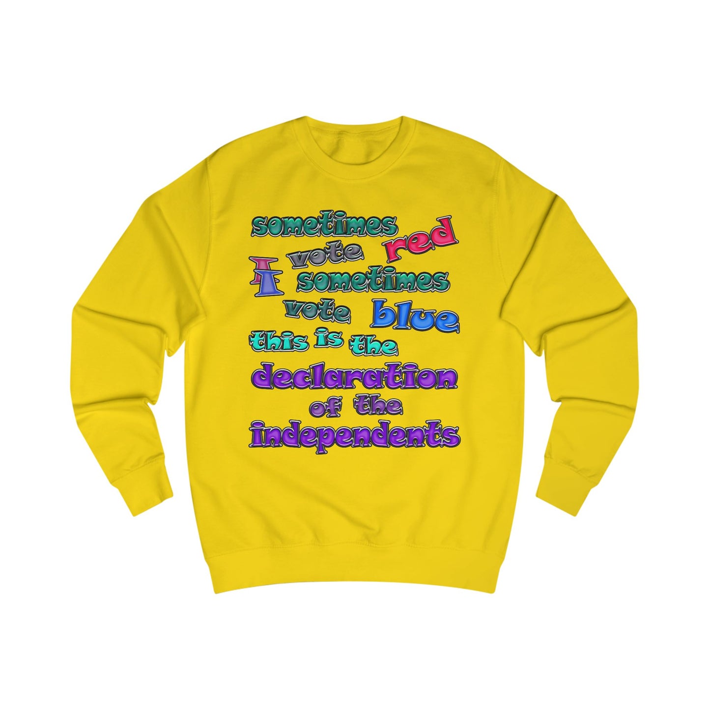 declaration of the independents - Men's Sweatshirt