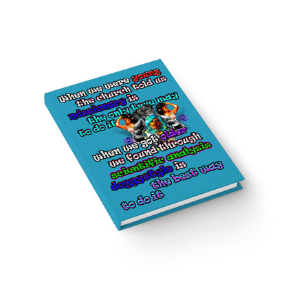 doggystyle - journal-blank (turquoise)