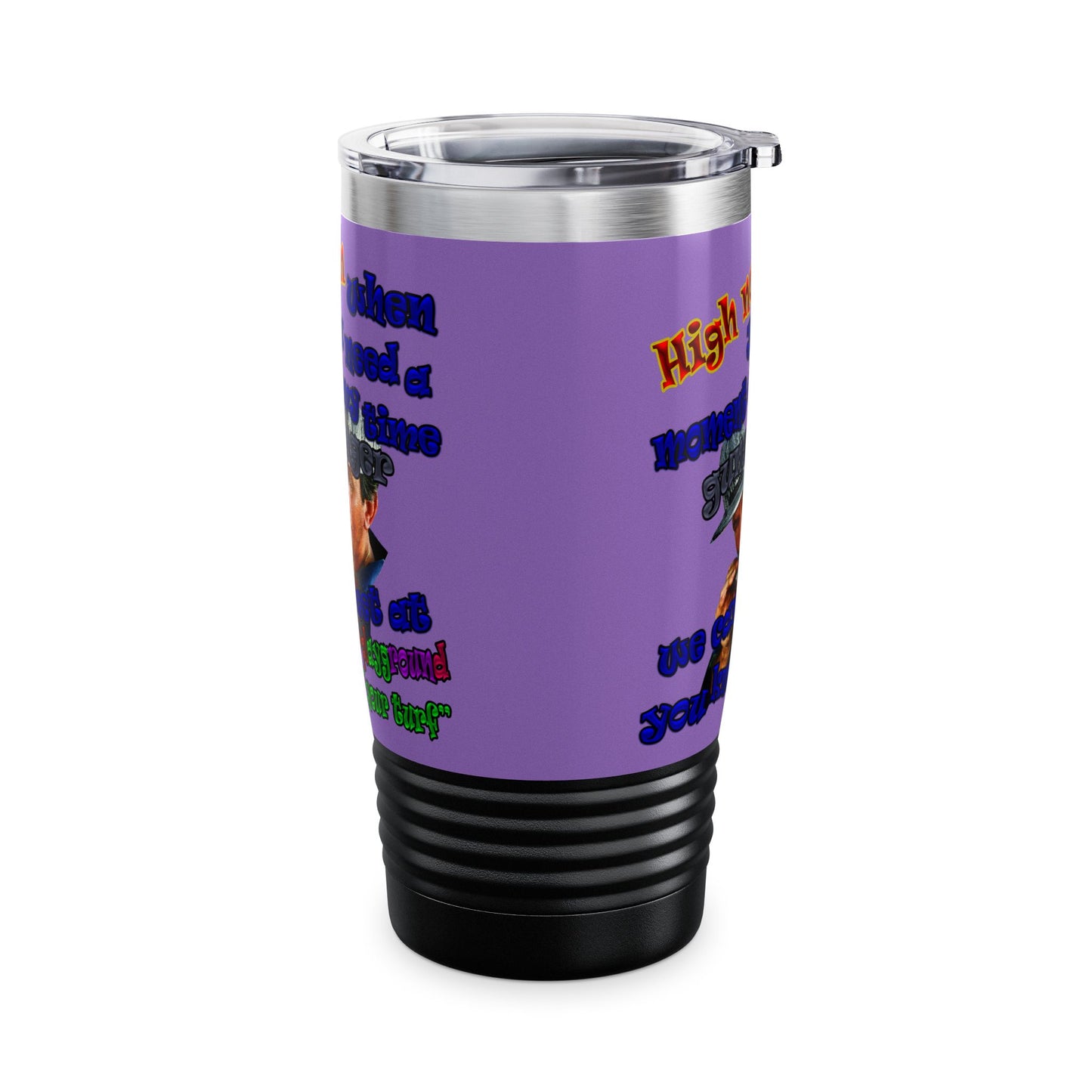 high noon - Ringneck Tumbler, 20oz (light purple)