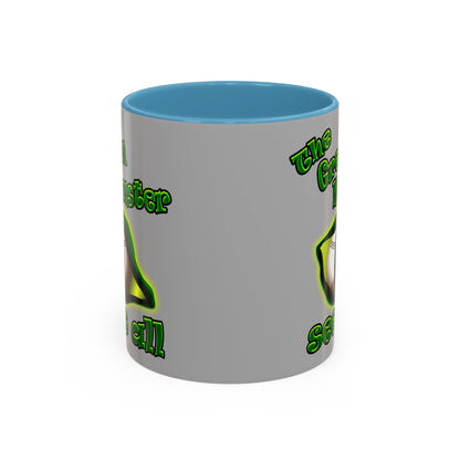 green monster - Accent Mug (light grey)