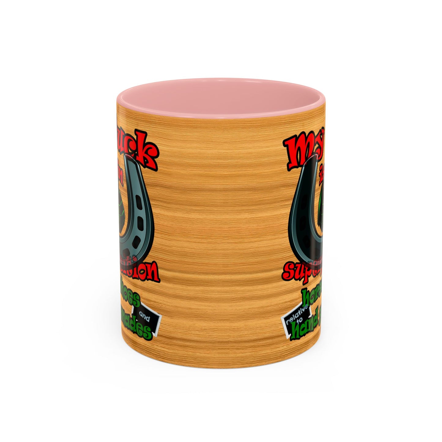 my luck - Accent Mug (butterscotch wood finish)