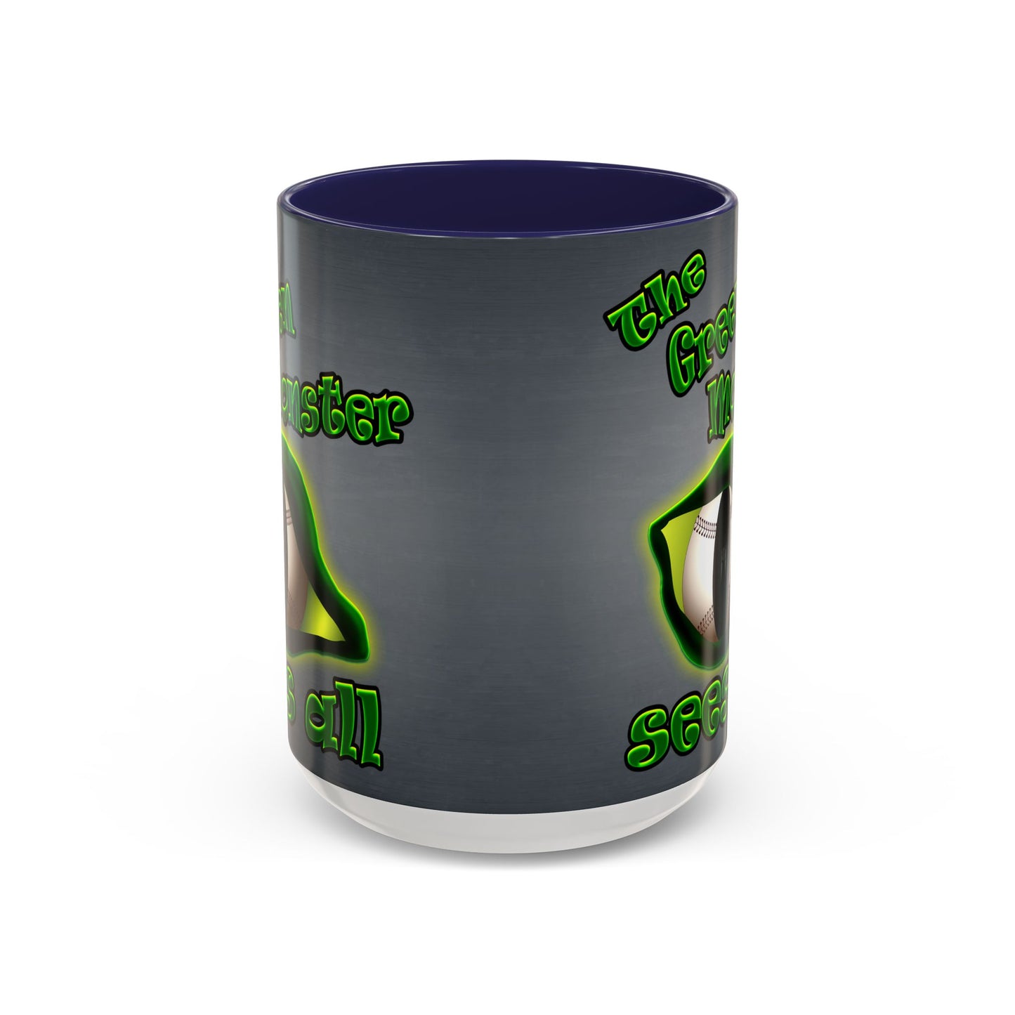 green monster - Accent Mug (grey-light grey)