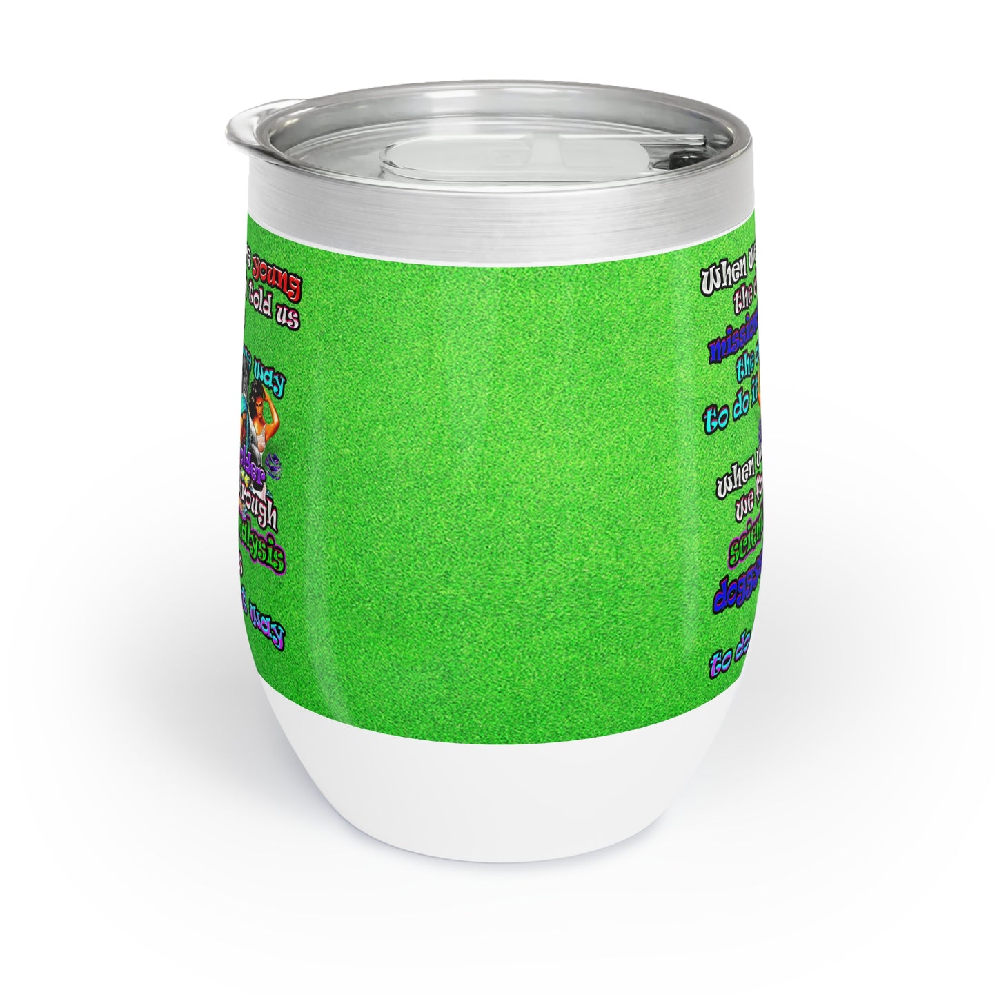 doggystyle - Chill Wine Tumbler (green turf)