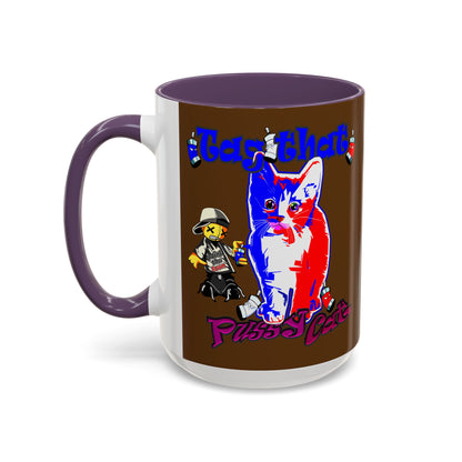 tag that - Accent Mug (brown)