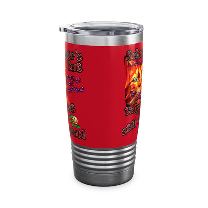 schrodinger's cat - Ringneck Tumbler, 20oz (dark red)
