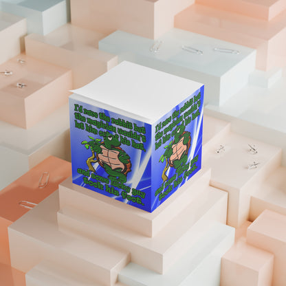 turtle race - note cube (blue-white wave)