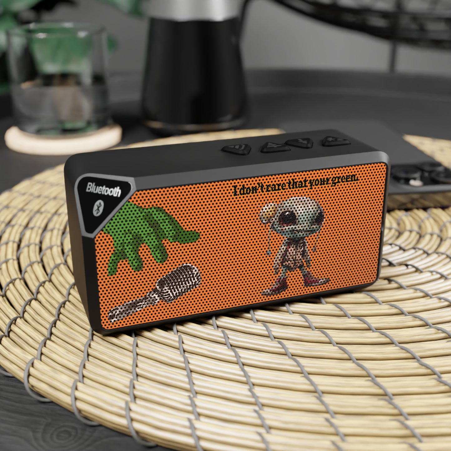 I don't care that your green - Jabba Bluetooth Speaker (crusta)
