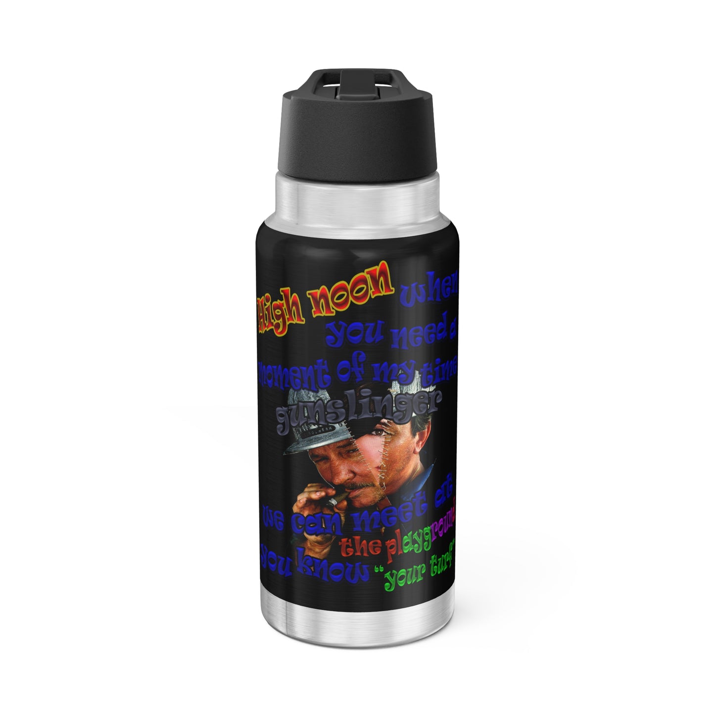 high noon - Gator Tumbler, 32oz (black)