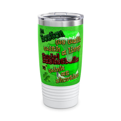 celtics logo - Ringneck Tumbler, 20oz (green turf)