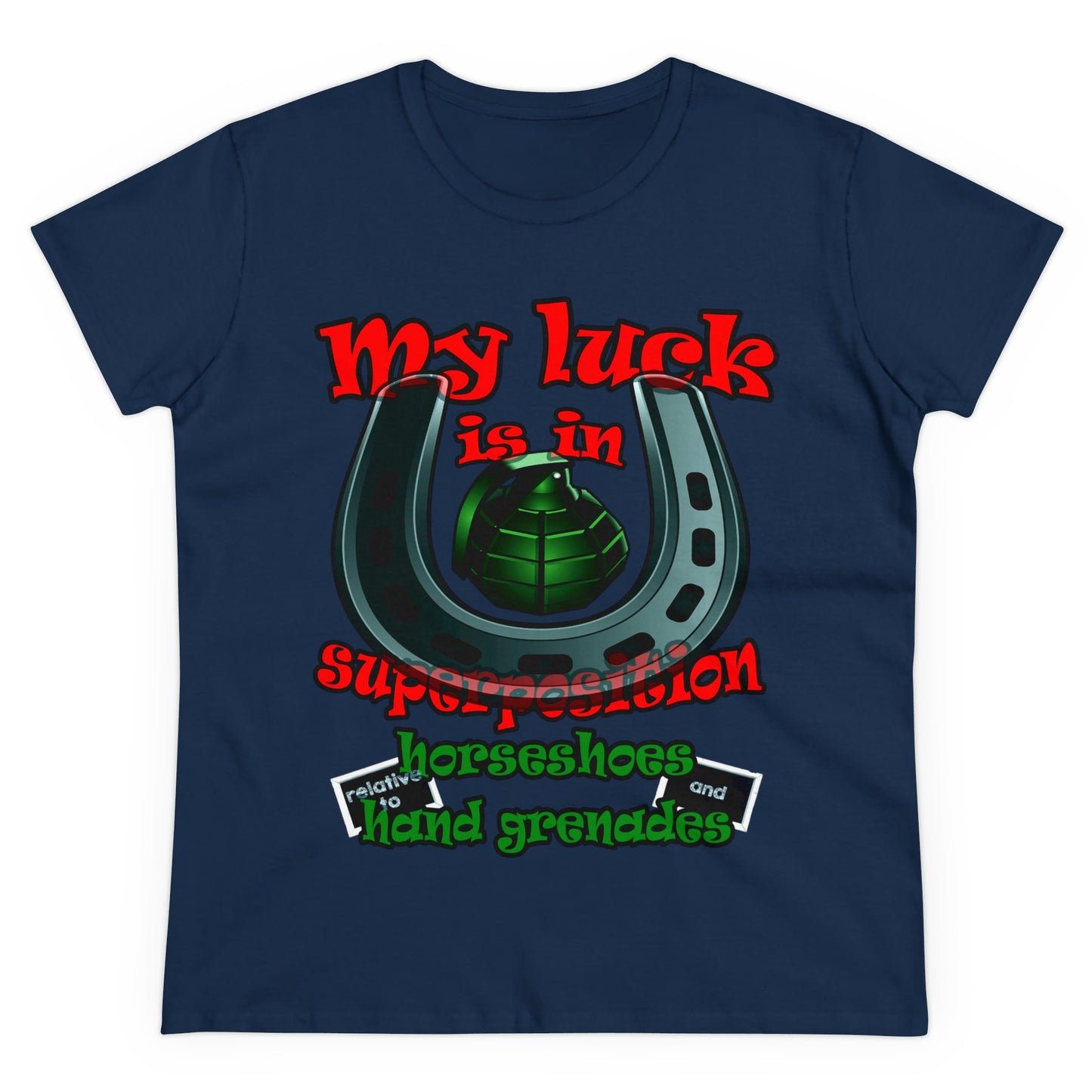 my luck - Women's Midweight Cotton Tee