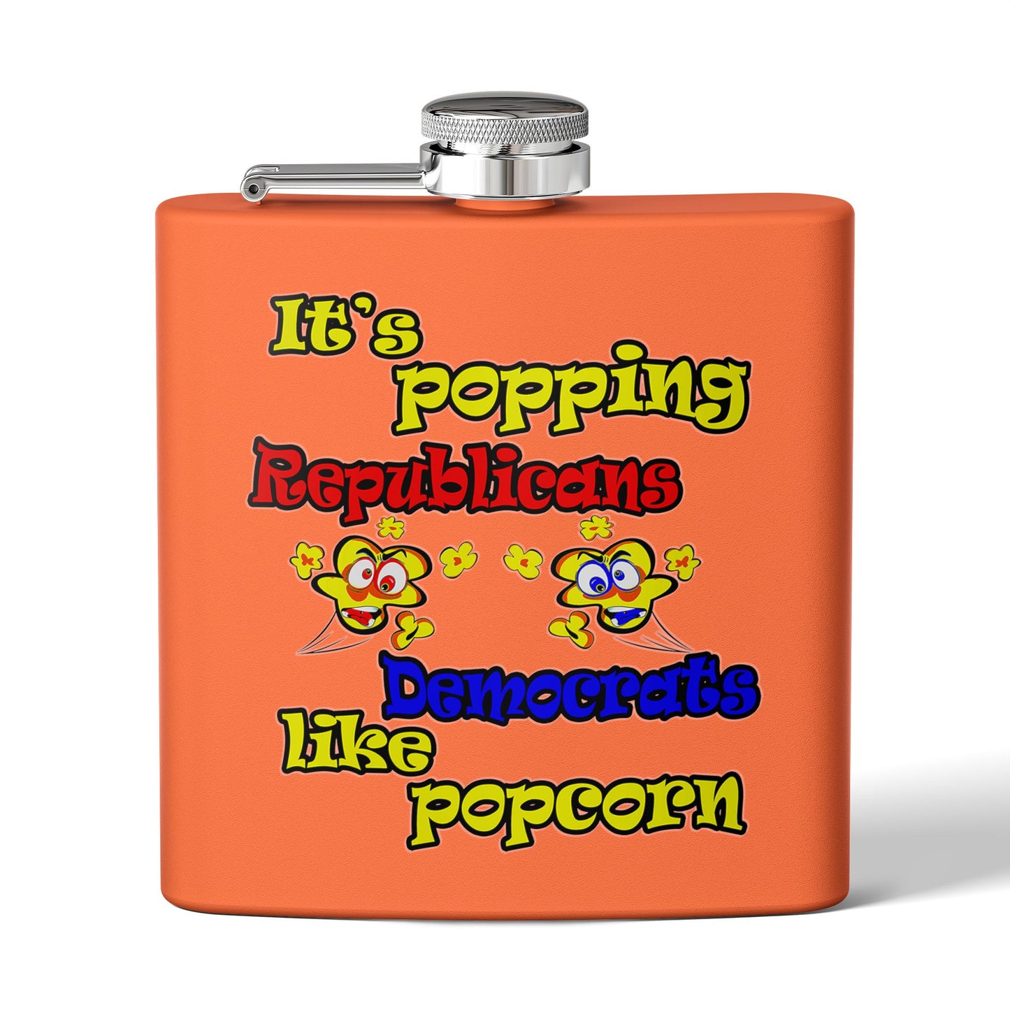 popping like popcorn - Stainless Steel Flask