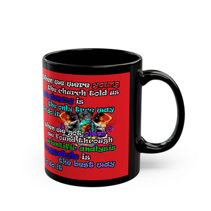 doggystyle - Black Mug (red)