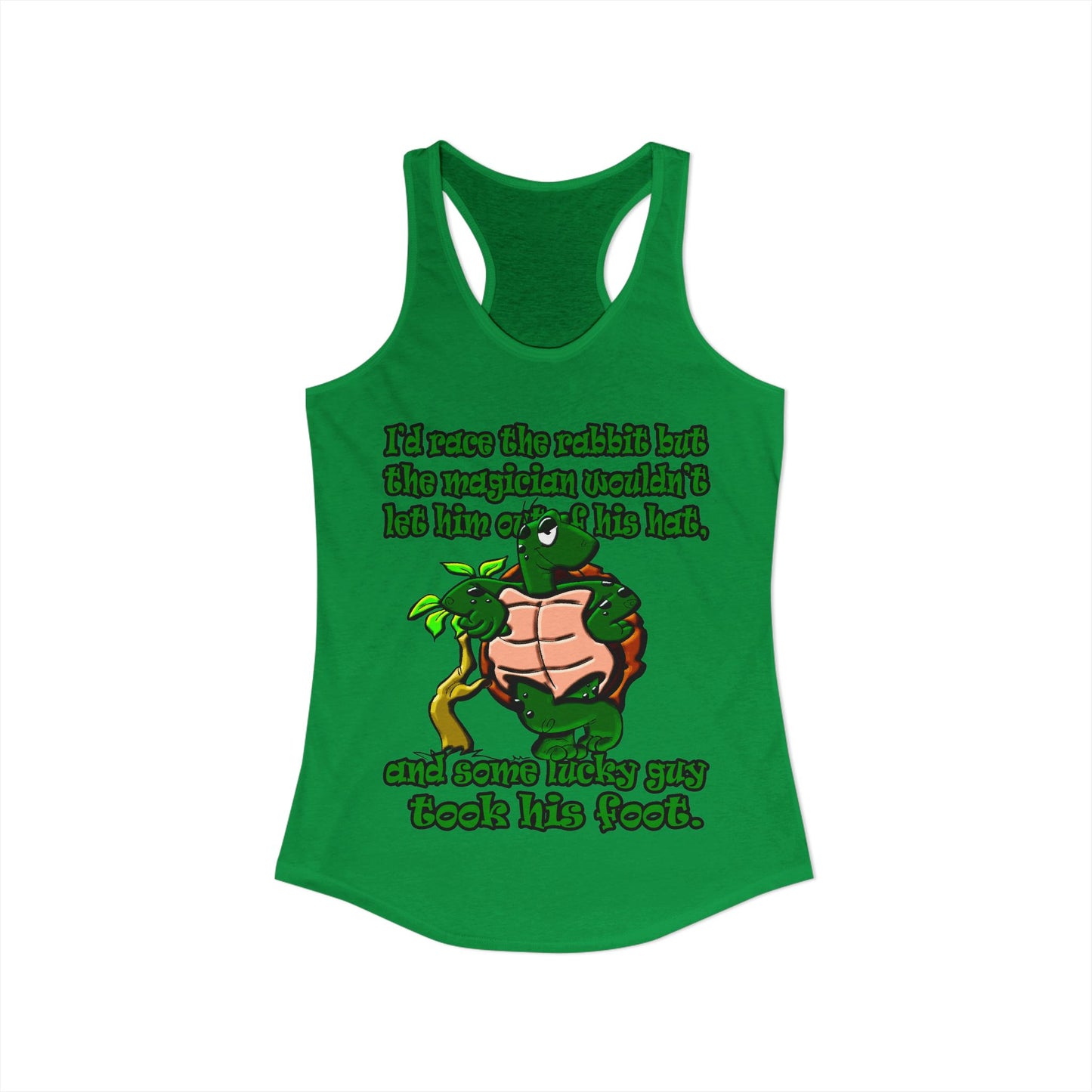 turtle race - Women's Ideal Racerback Tank