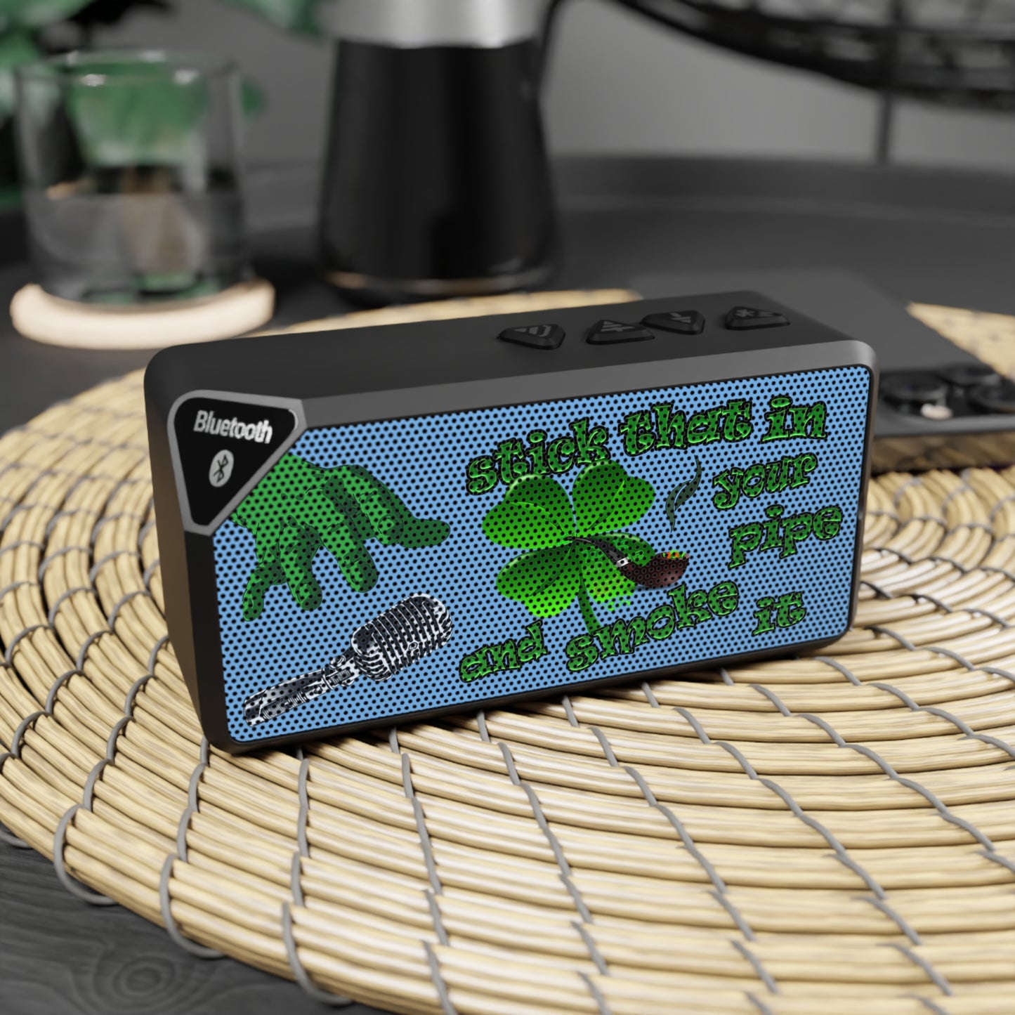 stick that in your pipe and smoke it - Jabba Bluetooth Speaker (light blue)
