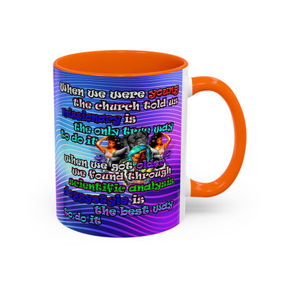 doggystyle - Accent Mug (purple wave)